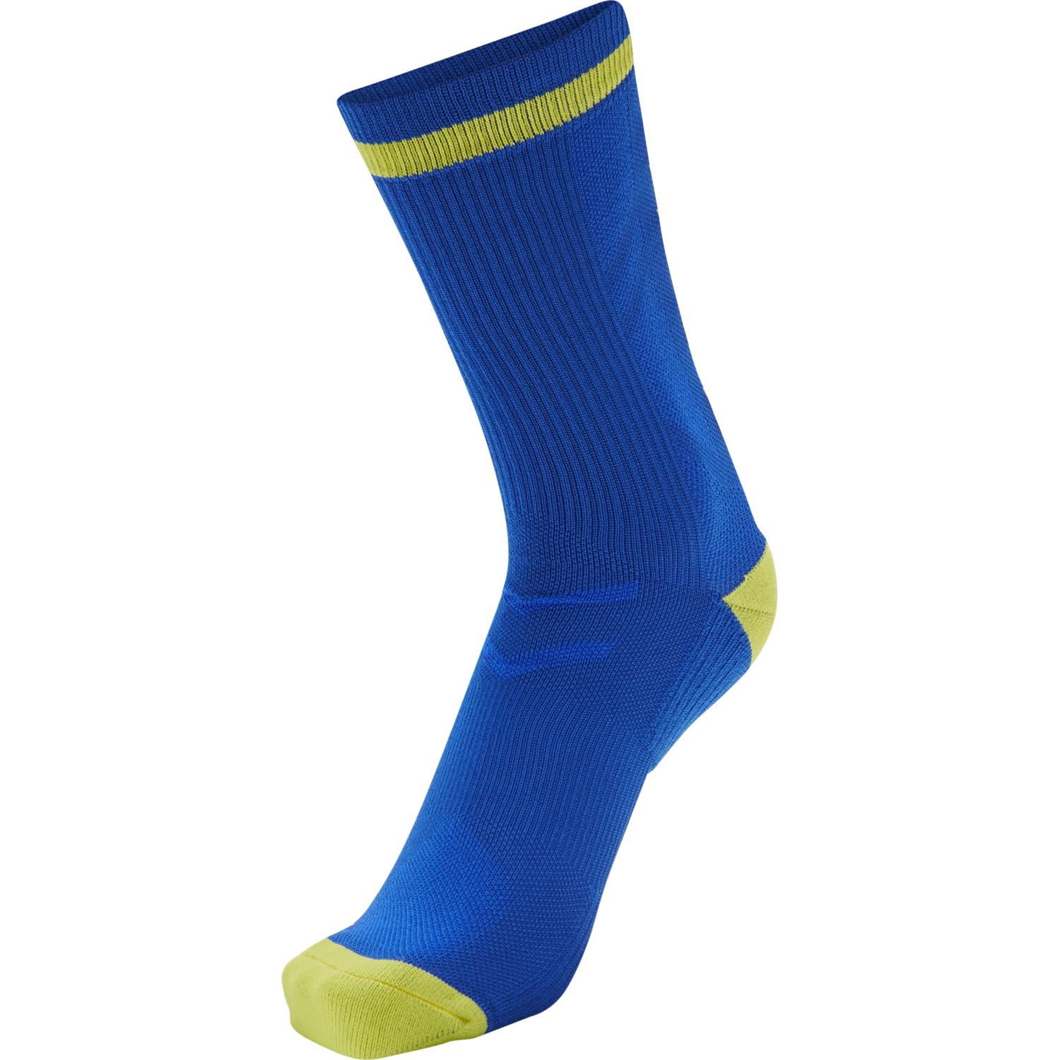 ELITE INDOOR SOCK LOW, TRUE BLUE/BLAZING YELLOW, packshot