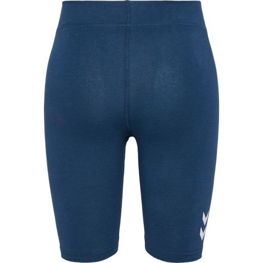 hmlTE MAJA 2-PACK MW C TIGHT SHORTS, BLACK/INSIGINA BLUE hmlTE MAJA 2-PACK MW C TIGHT SHORTS, BLACK/INSIGINA BLUE, packshot