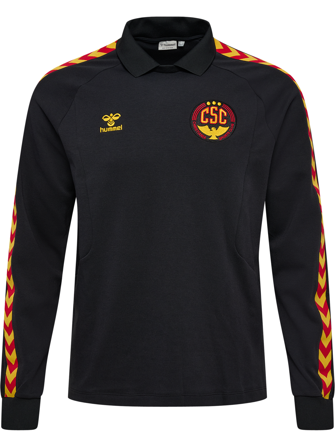 CSC 26/27 hmlROOT T-SHIRT L/S, BLACK, packshot