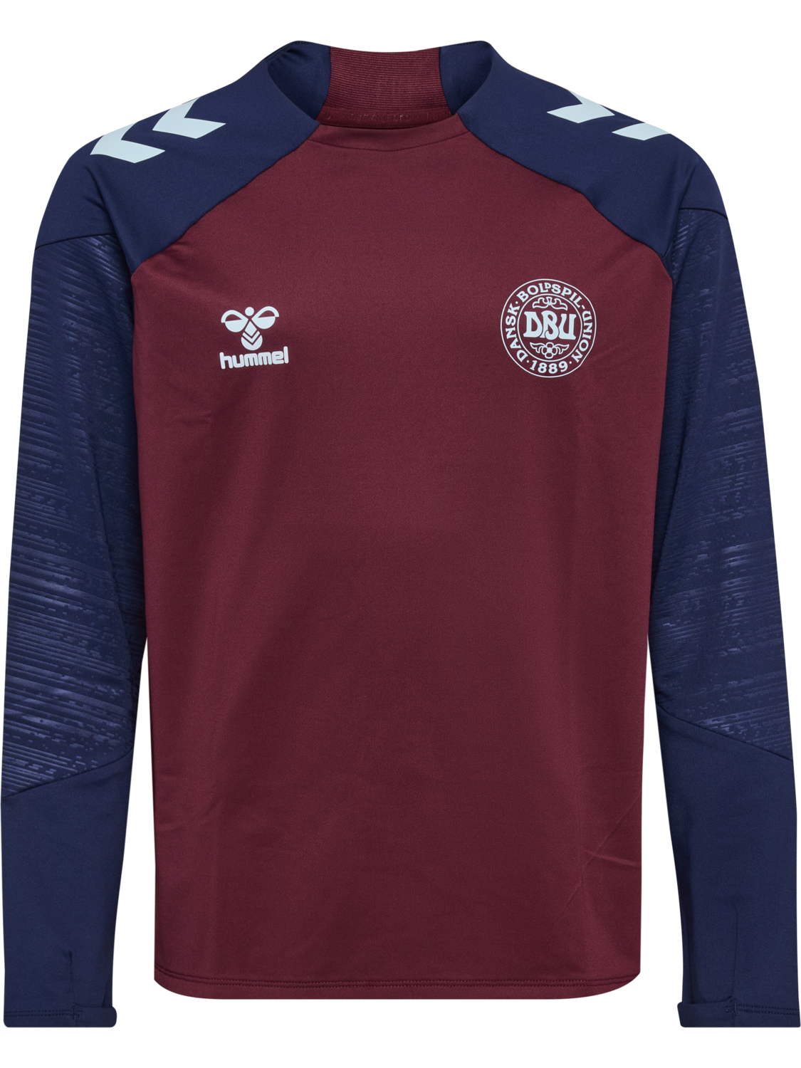 DBU 26 PRO TR CREW SWEAT KIDS, WINDSOR WINE/PEACOAT, packshot