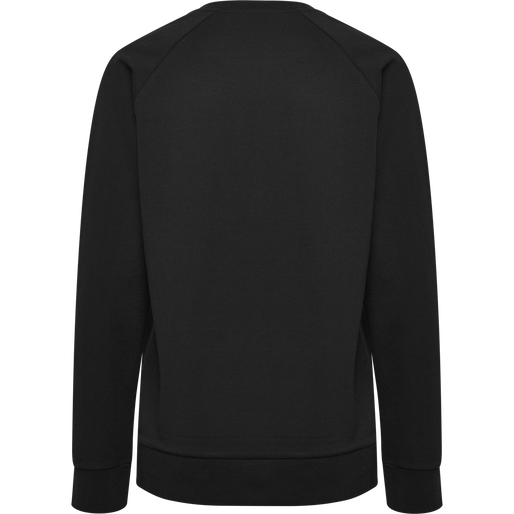 HUMMEL GO COTTON LOGO SWEATSHIRT WOMAN, BLACK, packshot