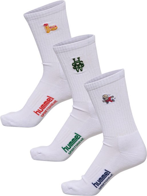hml3-PACK SOCKS EMBROIDERY, MULTI COLOUR hml3-PACK SOCKS EMBROIDERY, MULTI COLOUR, packshot