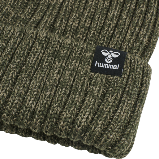 hmlALTA BEANIE, FOREST NIGHT MELANGE, packshot