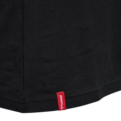 hmlRED STRETCH POLO WOMAN, BLACK, packshot
