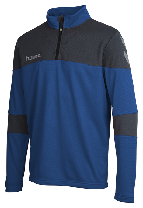 HUMMEL SIRIUS HALF ZIP SWEAT, TRUE BLUE, packshot