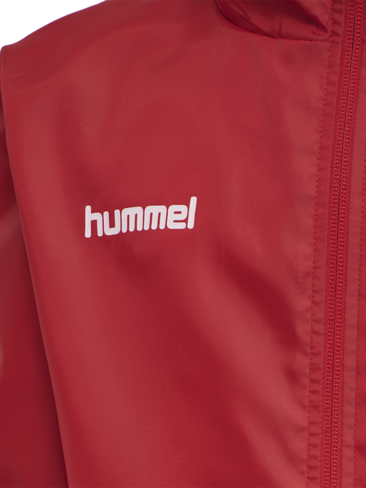 hmlPROMO RAIN JACKET KIDS, TRUE RED, packshot