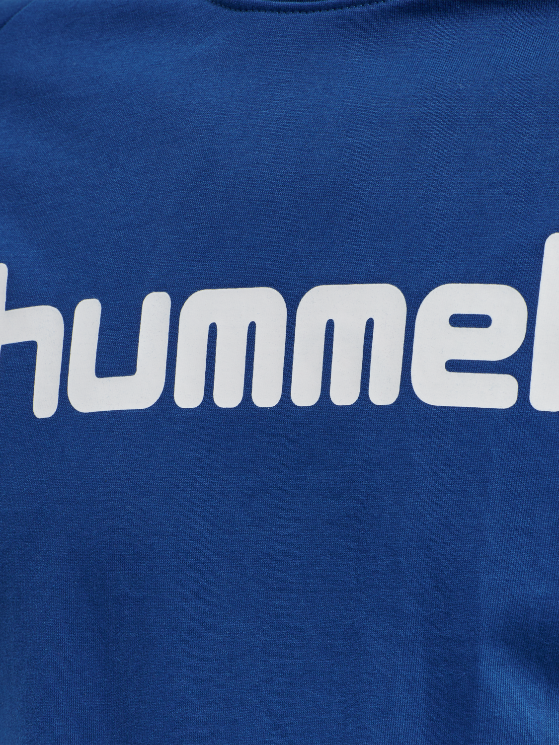 HUMMEL GO COTTON LOGO SWEATSHIRT WOMAN, TRUE BLUE, packshot