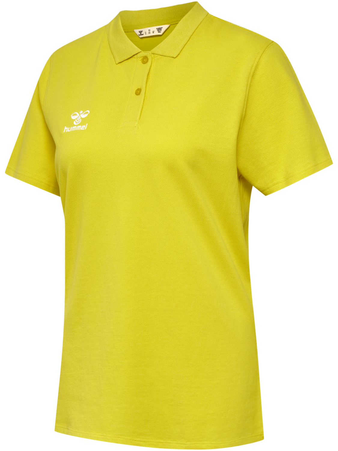 hmlGO 2.0 POLO WOMAN, BLAZING YELLOW, packshot