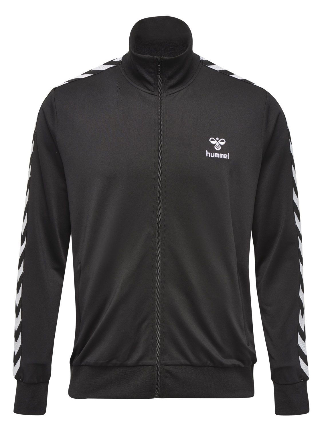 HMLNATHAN ZIP JACKET, CAVIAR/CAVIAR, packshot