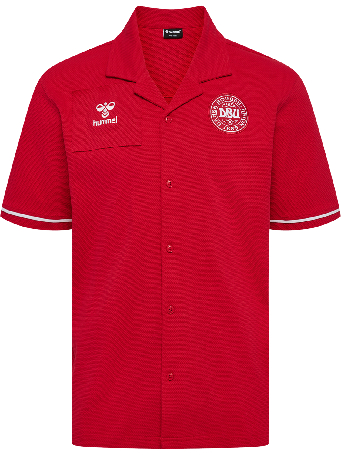 DBU 26 FAN KNITTED SHIRT, TANGO RED, packshot