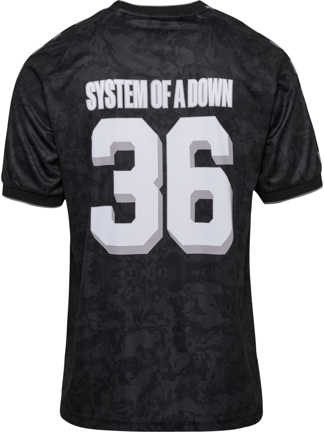 hmlSOAD TOUR 26 CAMO JERSEY S/S, BLACK/GREY, packshot