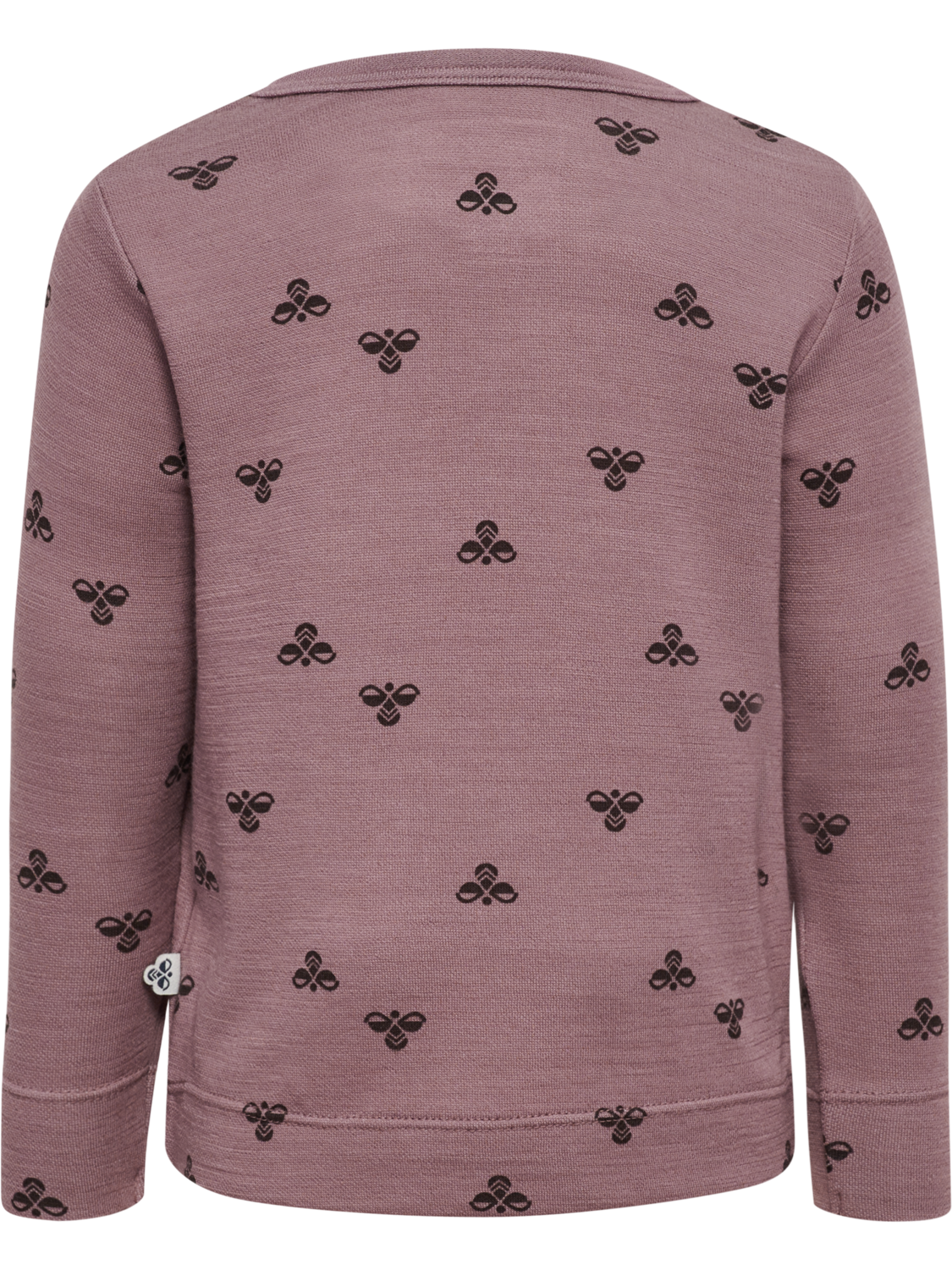 hmlMINI WOOL T-SHIRT L/S, TWILIGHT MAUVE, packshot