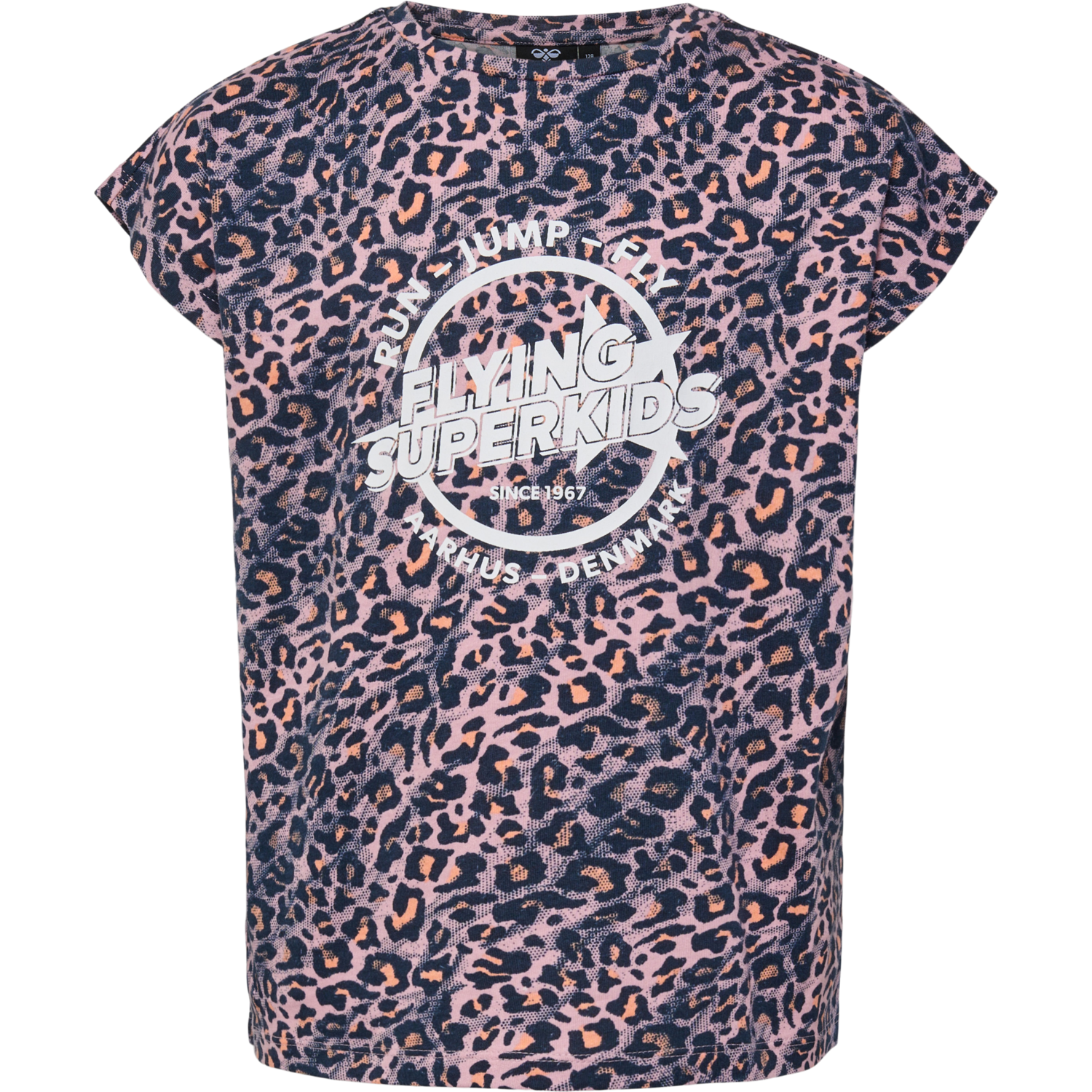 hmlFSK HOP T-SHIRT S/S, BLACK IRIS/ZEPHYR, packshot