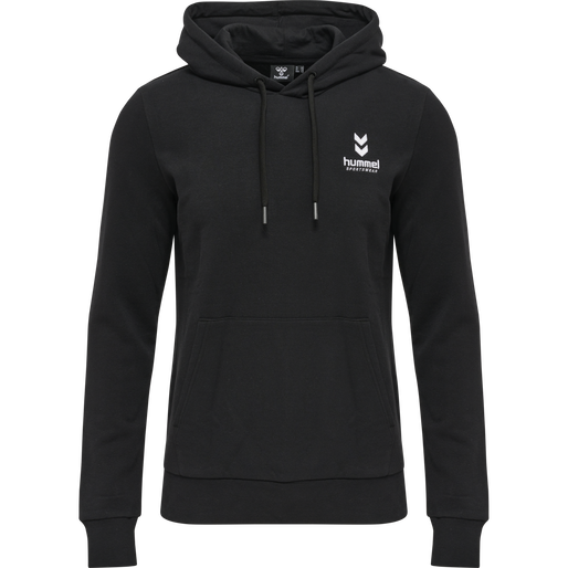 hmlOSCAR HOODIE, BLACK, packshot