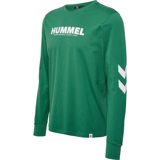 hmlLEGACY T-SHIRT L/S, FOLIAGE GREEN, packshot