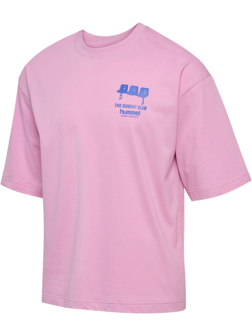 hmlOVERSIZED T-SHIRT S/S SUNDAY, PASTEL LAVENDER, packshot