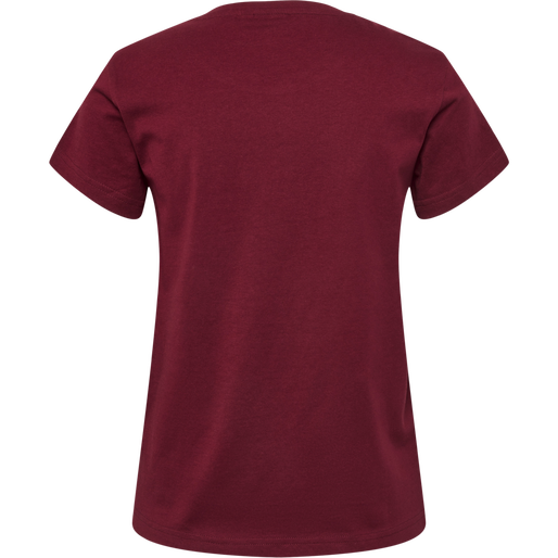 hmlBOOSTER WOMAN T-SHIRT, CABERNET, packshot