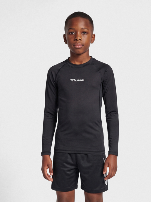 hmlBL PERFORMANCE TEE L/S KIDS, BLACK, model