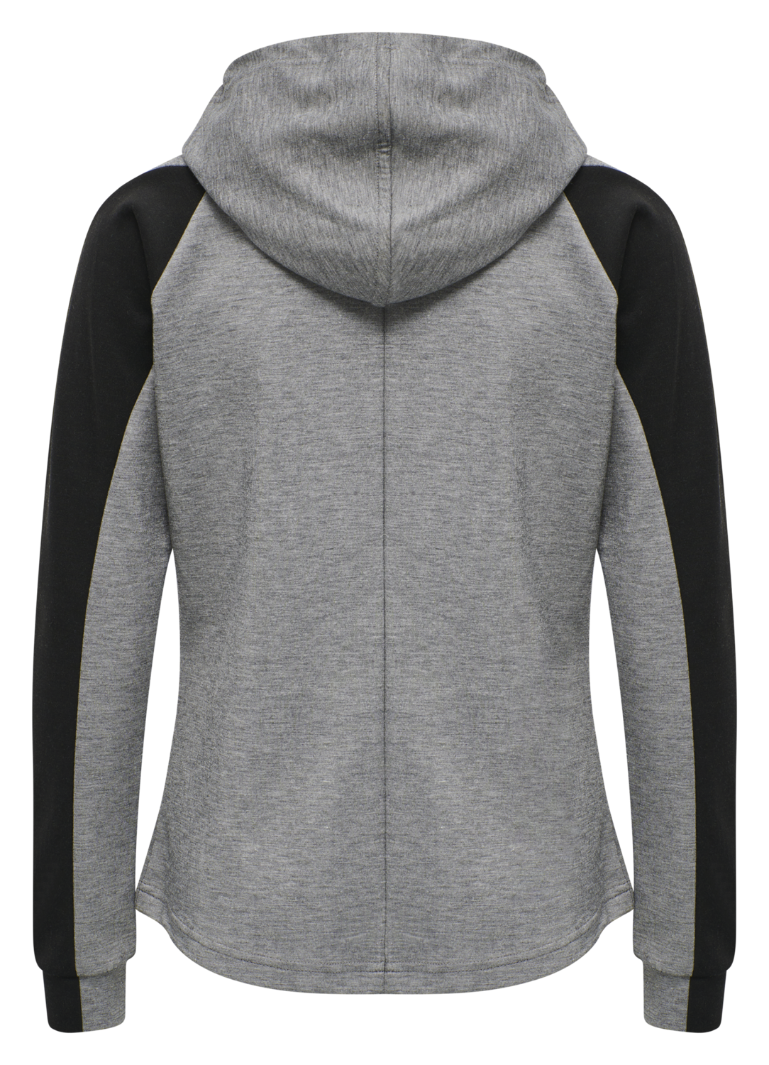 hmlESSI ZIP HOODIE, GREY MELANGE, packshot