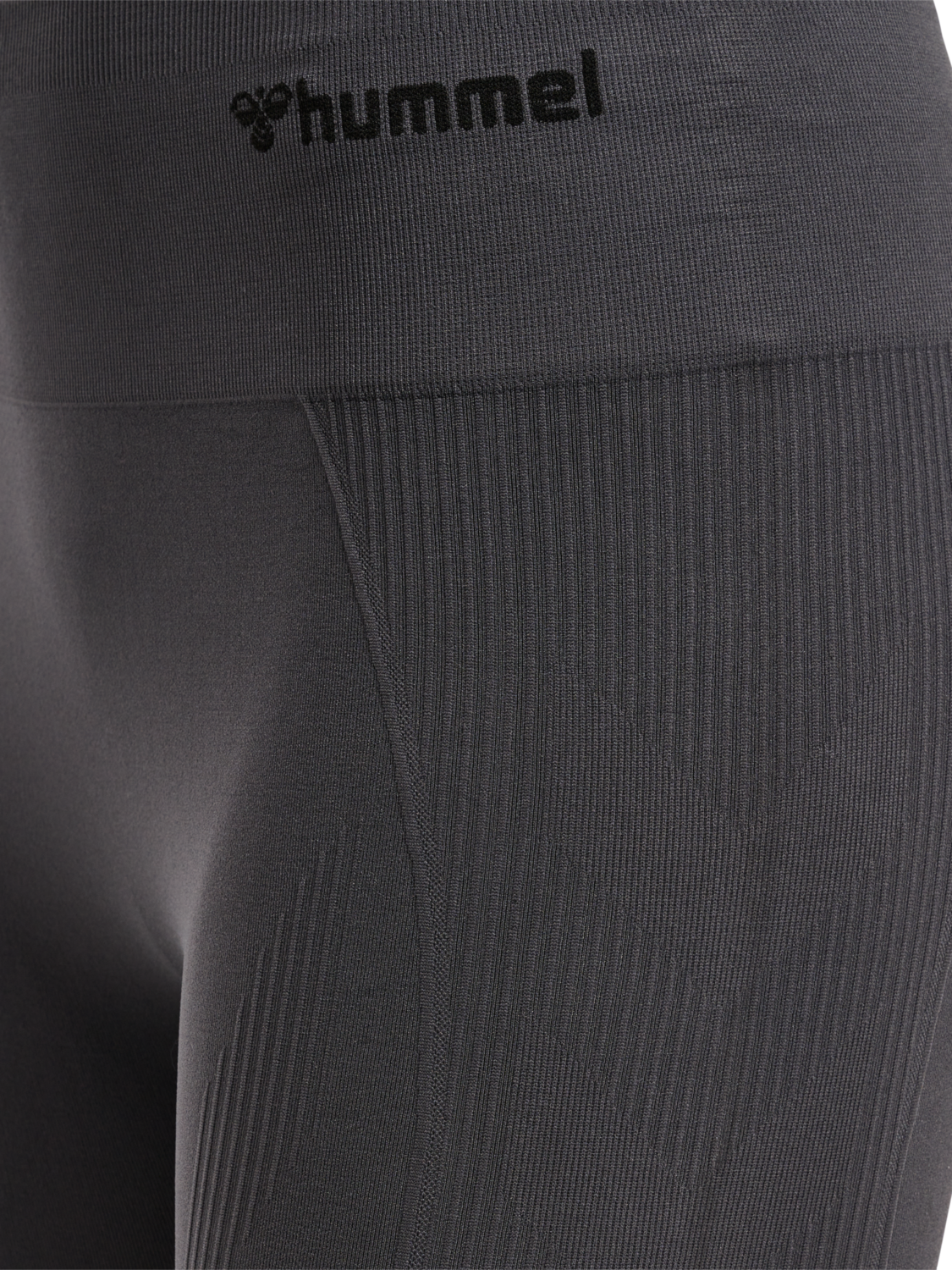 hmlTIF SEAMLESS HIGH WAIST TIGHTS, ASPHALT, packshot