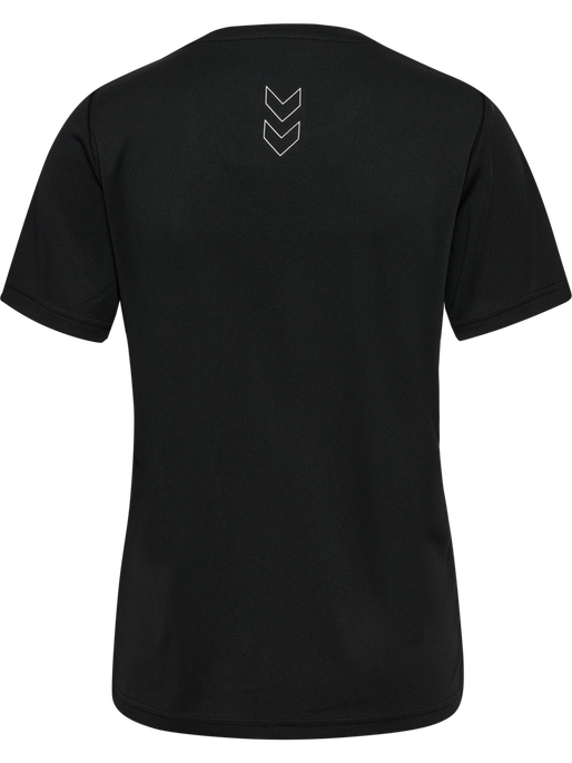 hmlTE TOLA T-SHIRT, BLACK hmlTE TOLA T-SHIRT, BLACK, packshot