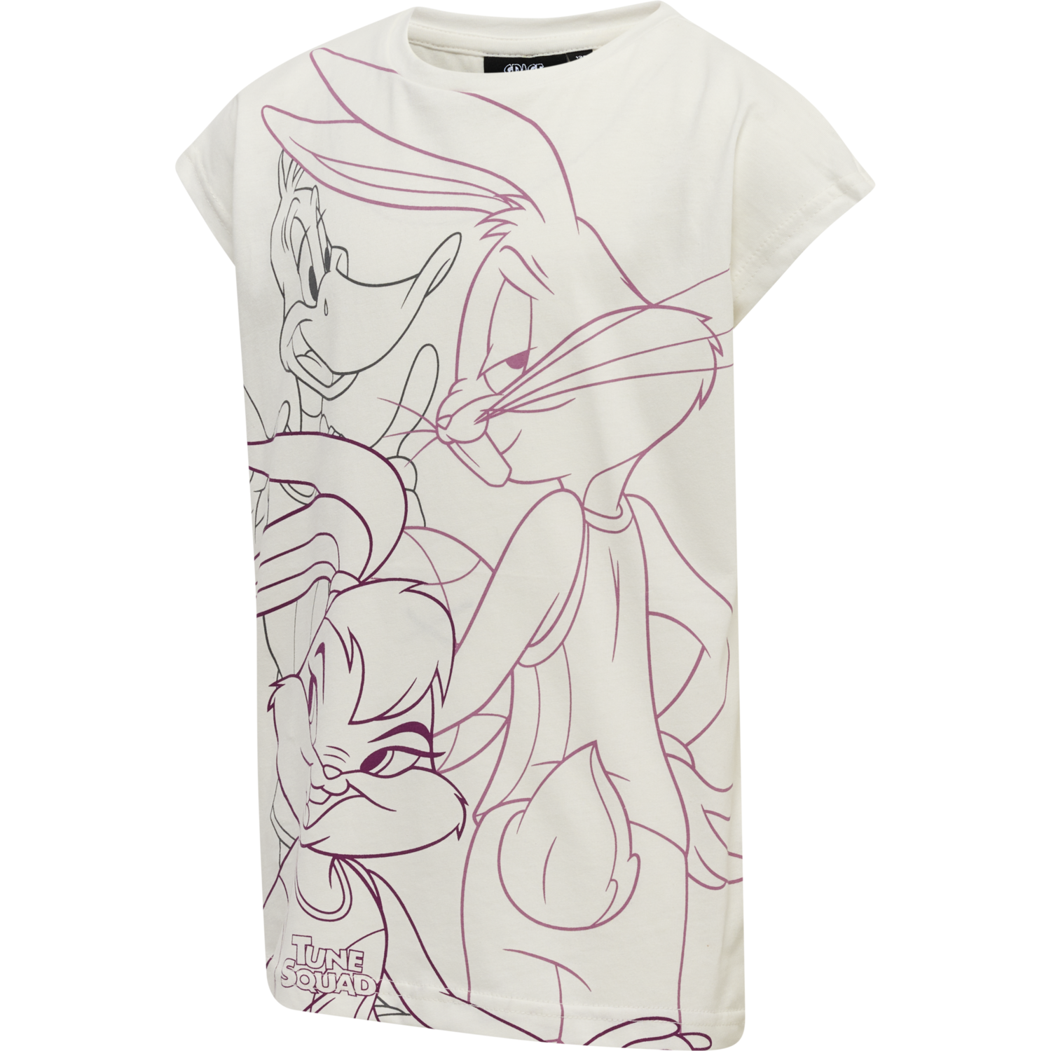 hmlSPACE JAM DIEZ T-SHIRT S/S, MARSHMALLOW, packshot