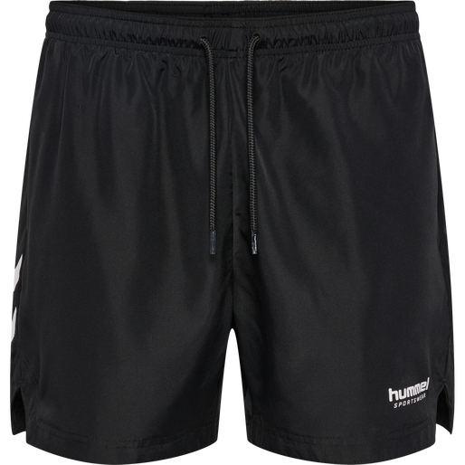 hmlLGC NED SWIM SHORTS, BLACK, packshot