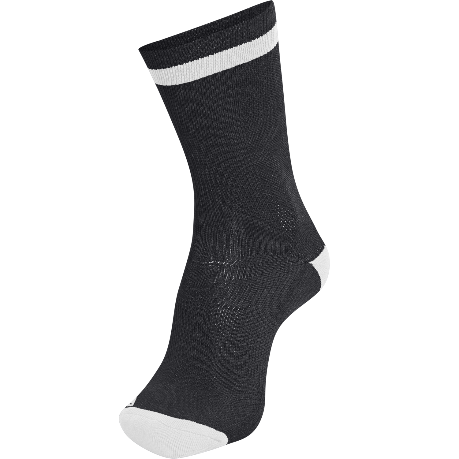 ELITE INDOOR SOCK LOW, BLACK/WHITE, packshot
