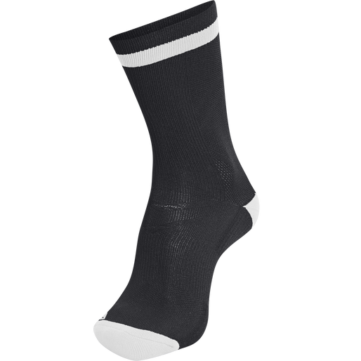 ELITE INDOOR SOCK LOW, BLACK, packshot