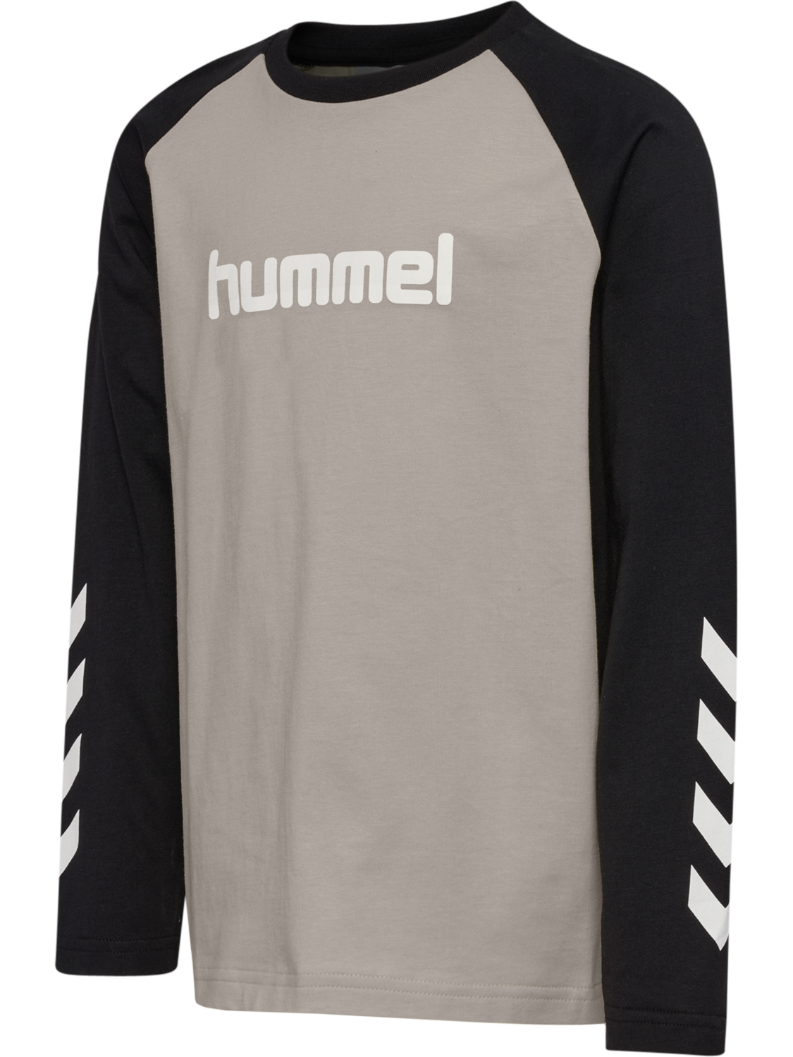 hmlJR LOGO T-SHIRT L/S, ROCK RIDGE, packshot