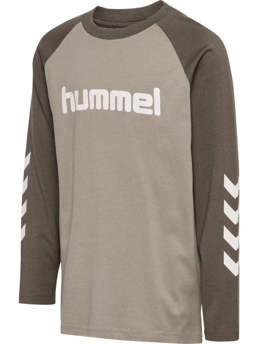 hmlJR LOGO T-SHIRT L/S, DARK NIGHT hmlJR LOGO T-SHIRT L/S, DARK NIGHT, packshot