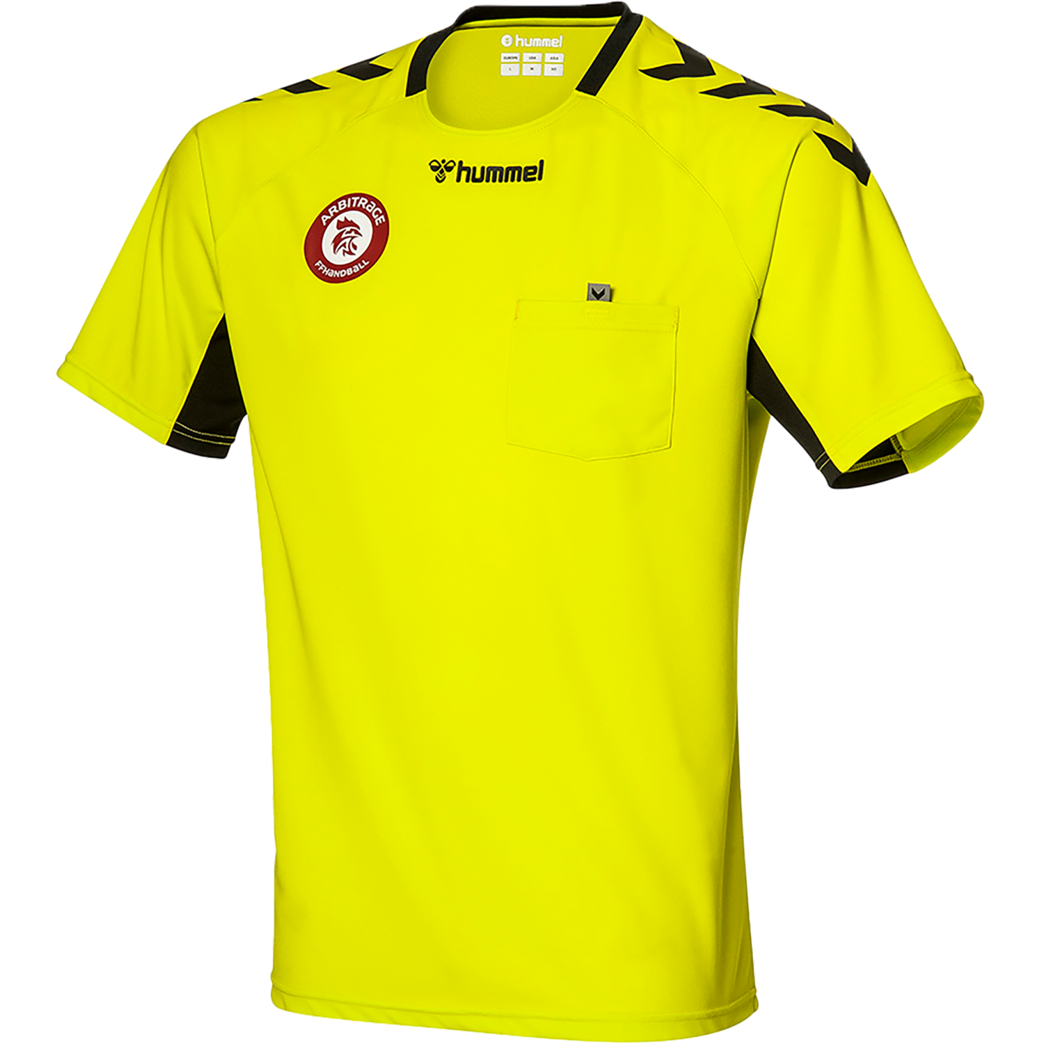 FFHB REFEREE YOUTH JERSEY S/S, EVENING PRIMROSE, packshot