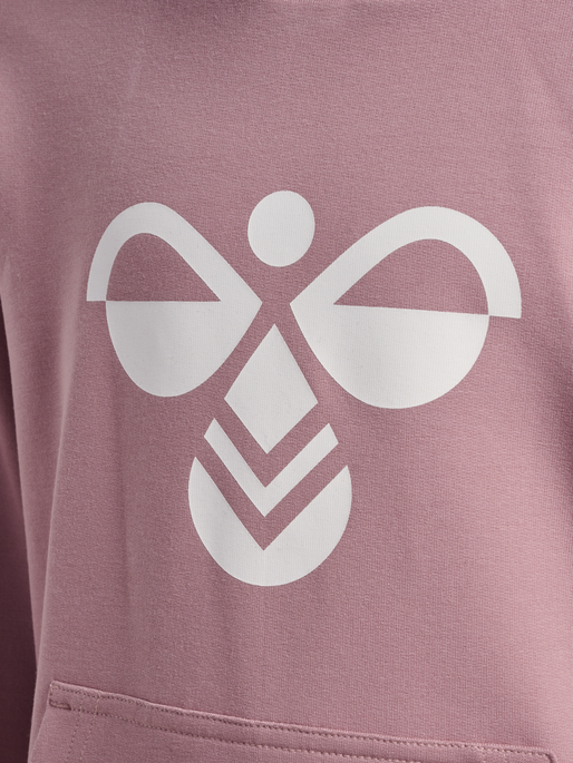 hmlCUATRO HOODIE, WOODROSE, packshot