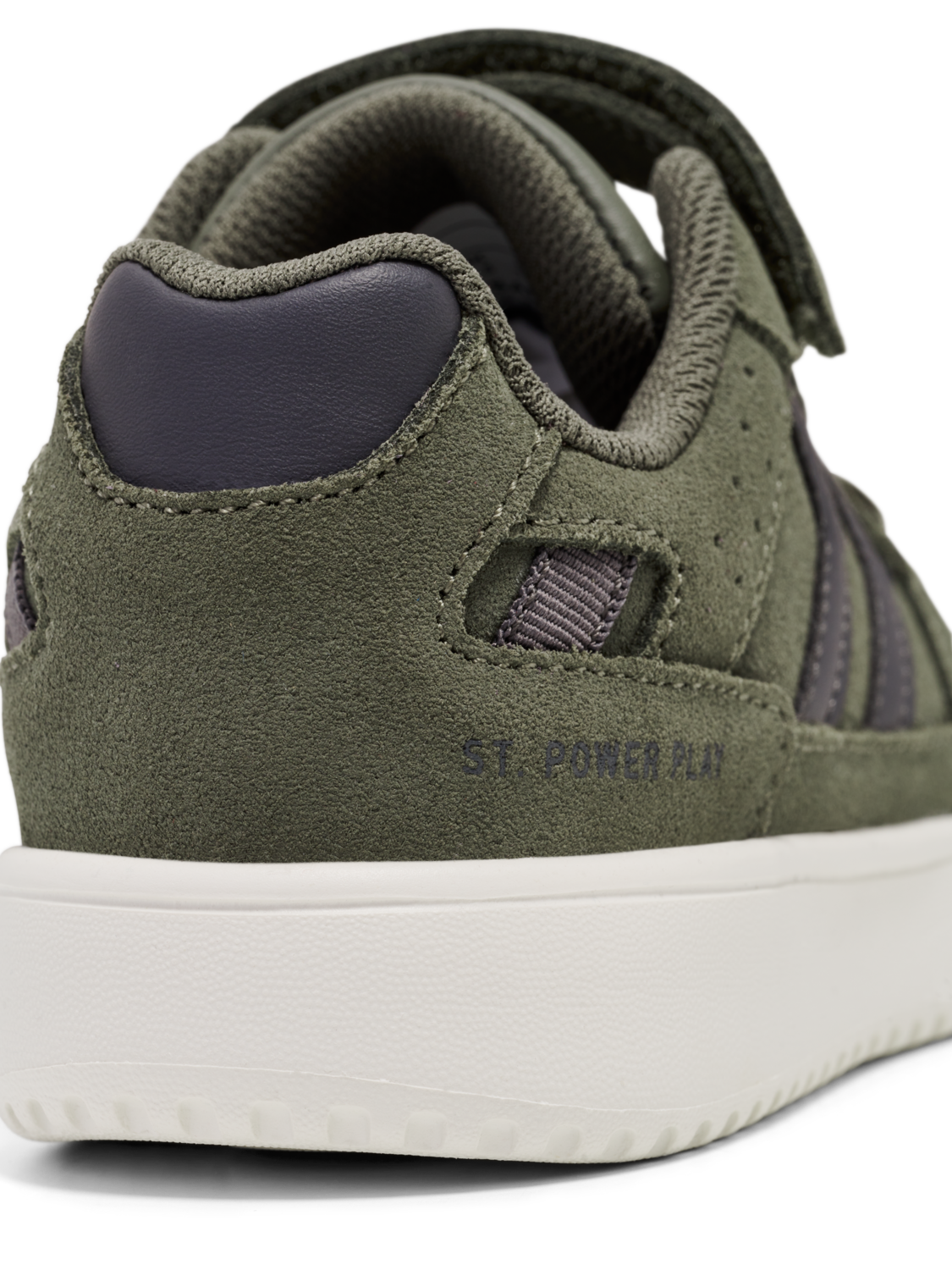 ST. POWER PLAY SUEDE JR, DUSTY OLIVE, packshot