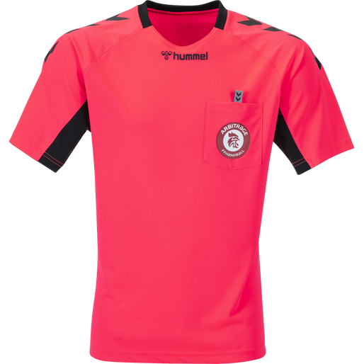 FFHB REFEREE YOUTH JERSEY S/S, DIVA PINK, packshot