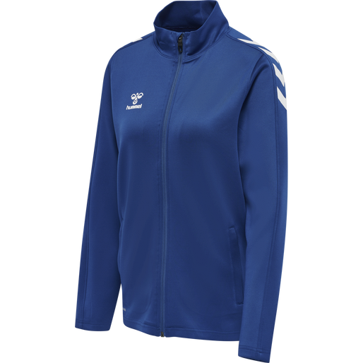 hmlCORE XK POLY ZIP SWEAT WOMAN, TRUE BLUE, packshot