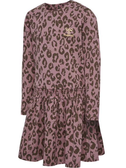 hmlMUSSE DRESS L/S, TWILIGHT MAUVE hmlMUSSE DRESS L/S, TWILIGHT MAUVE, packshot