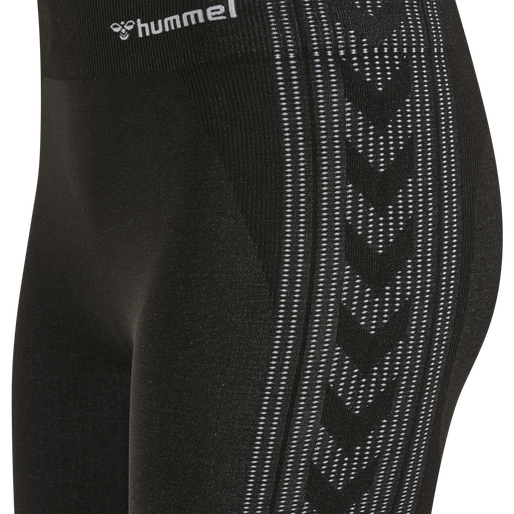 hmlMT SHAPING SEAMLESS MW SHORTS, BLACK, packshot