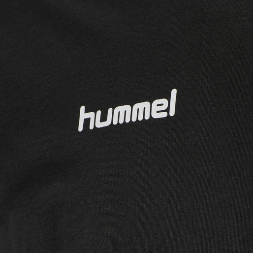 HUMMEL GO COTTON T-SHIRT S/S, BLACK, packshot