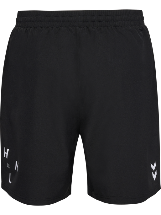 hmlCOURT WOVEN SHORTS, BLACK, packshot