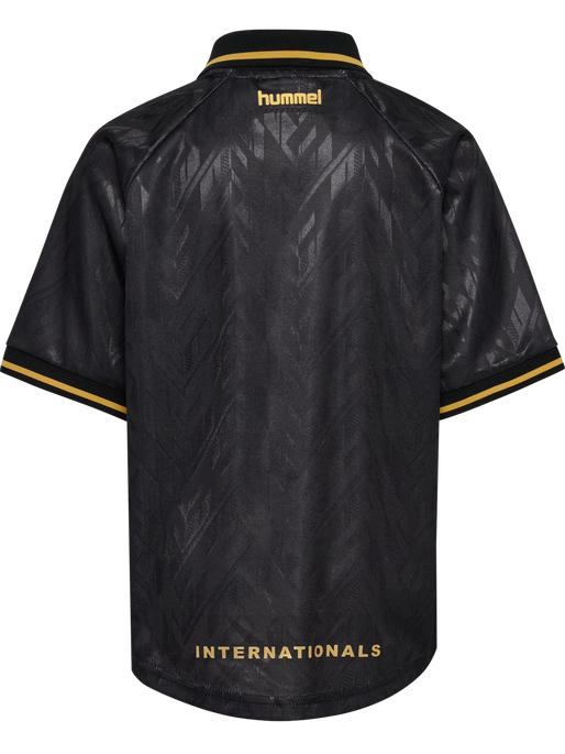 hmlJR LOOSE BAY SOCCER JERSEY S/S, BLACK hmlJR LOOSE BAY SOCCER JERSEY S/S, BLACK, packshot