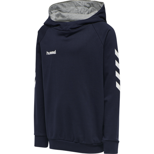 HMLGO KIDS COTTON HOODIE, MARINE, packshot