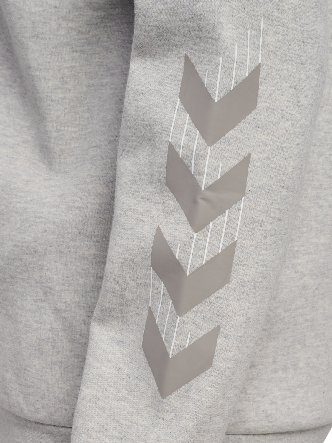 hmlTRAVEL ZIP HOODIE, LIGHT GREY MELANGE, packshot