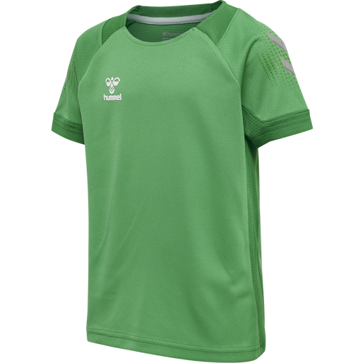 hmlLEAD S/S POLY JERSEY KIDS, JELLY BEAN, packshot