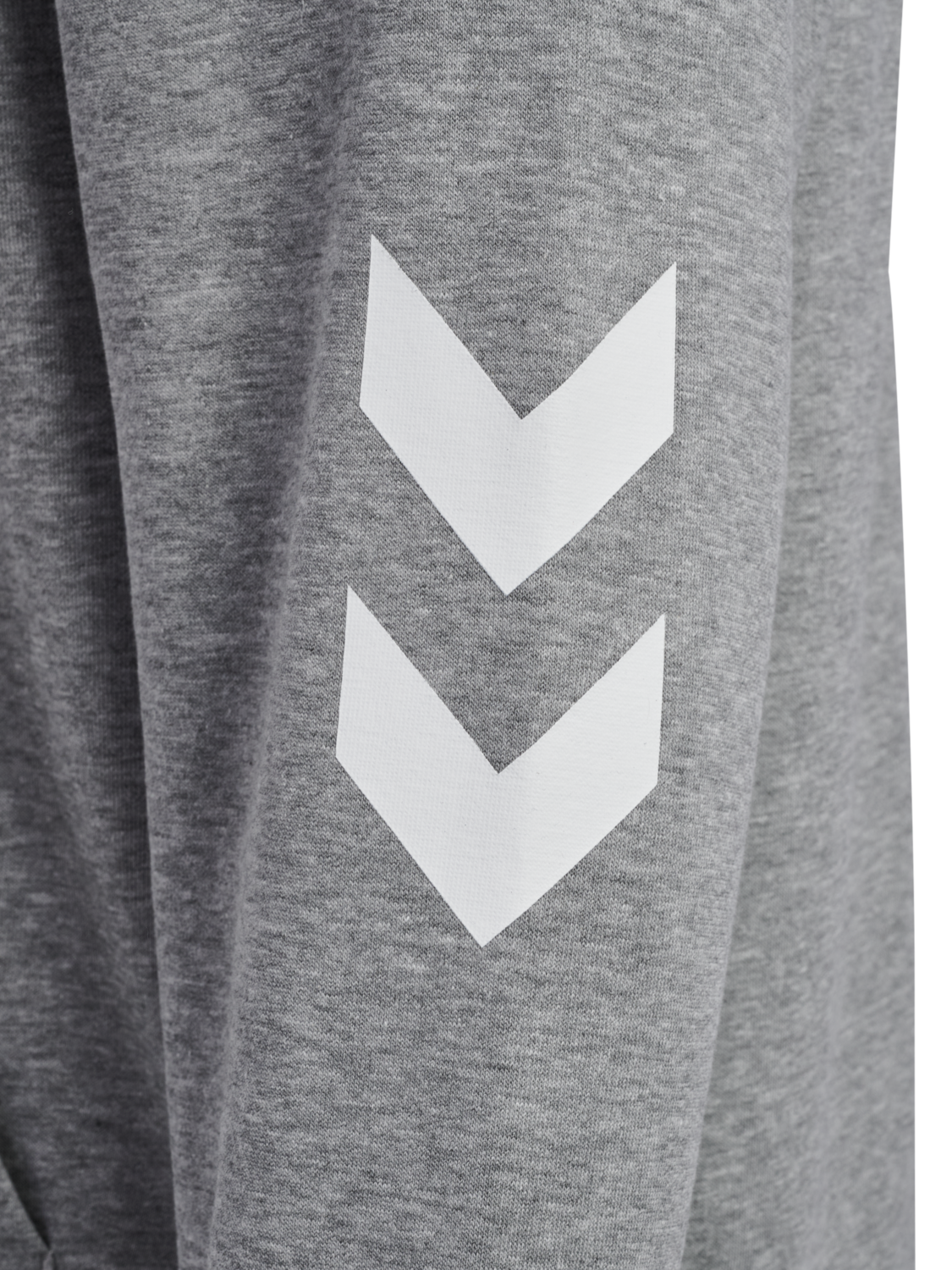 hmlLEGACY 2.0 HOODIE, GREY MELANGE, packshot