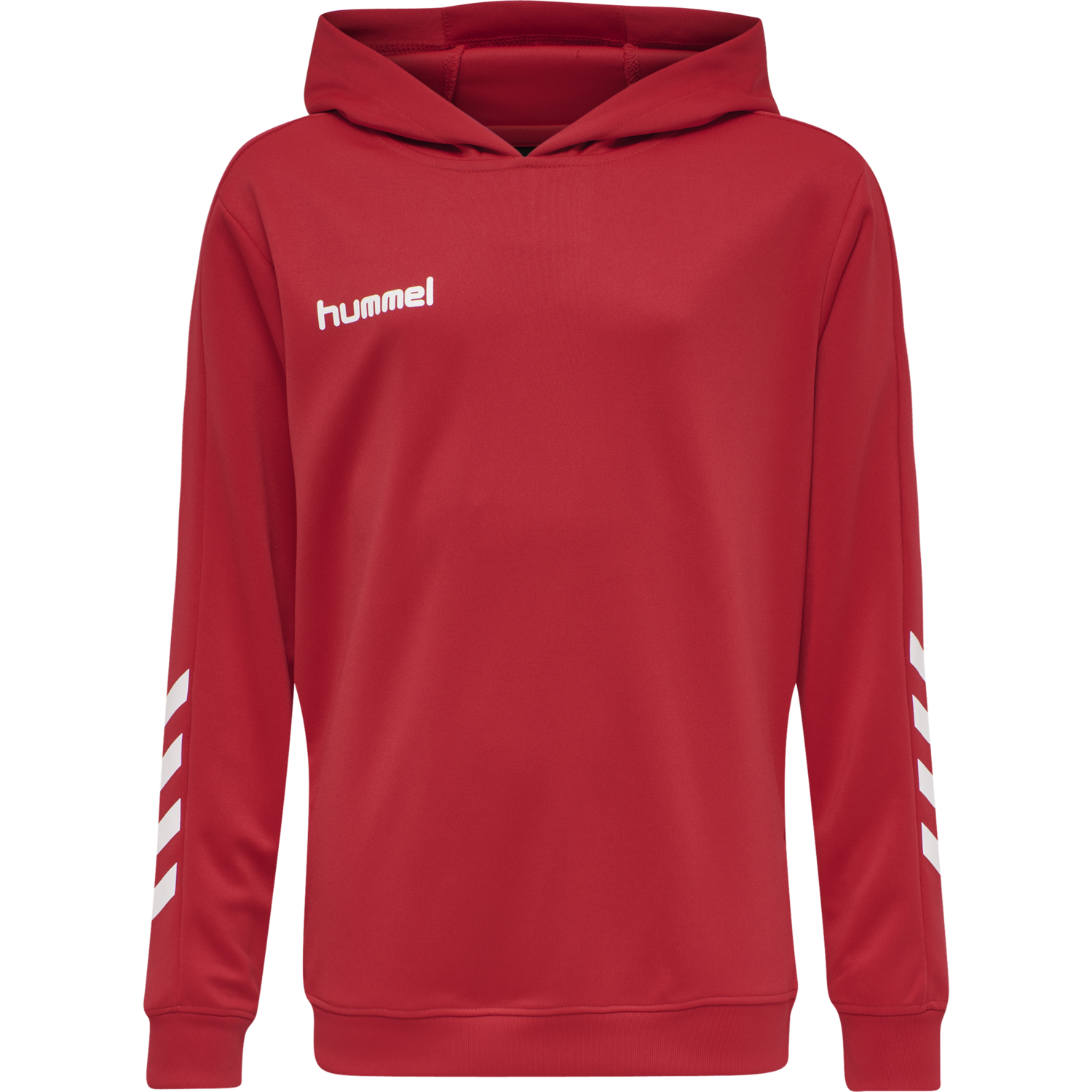 hmlPROMO KIDS POLY HOODIE, TRUE RED, packshot