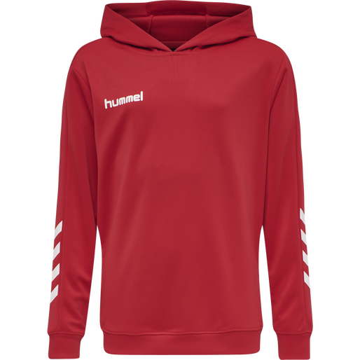 hmlPROMO KIDS POLY HOODIE, TRUE RED, packshot