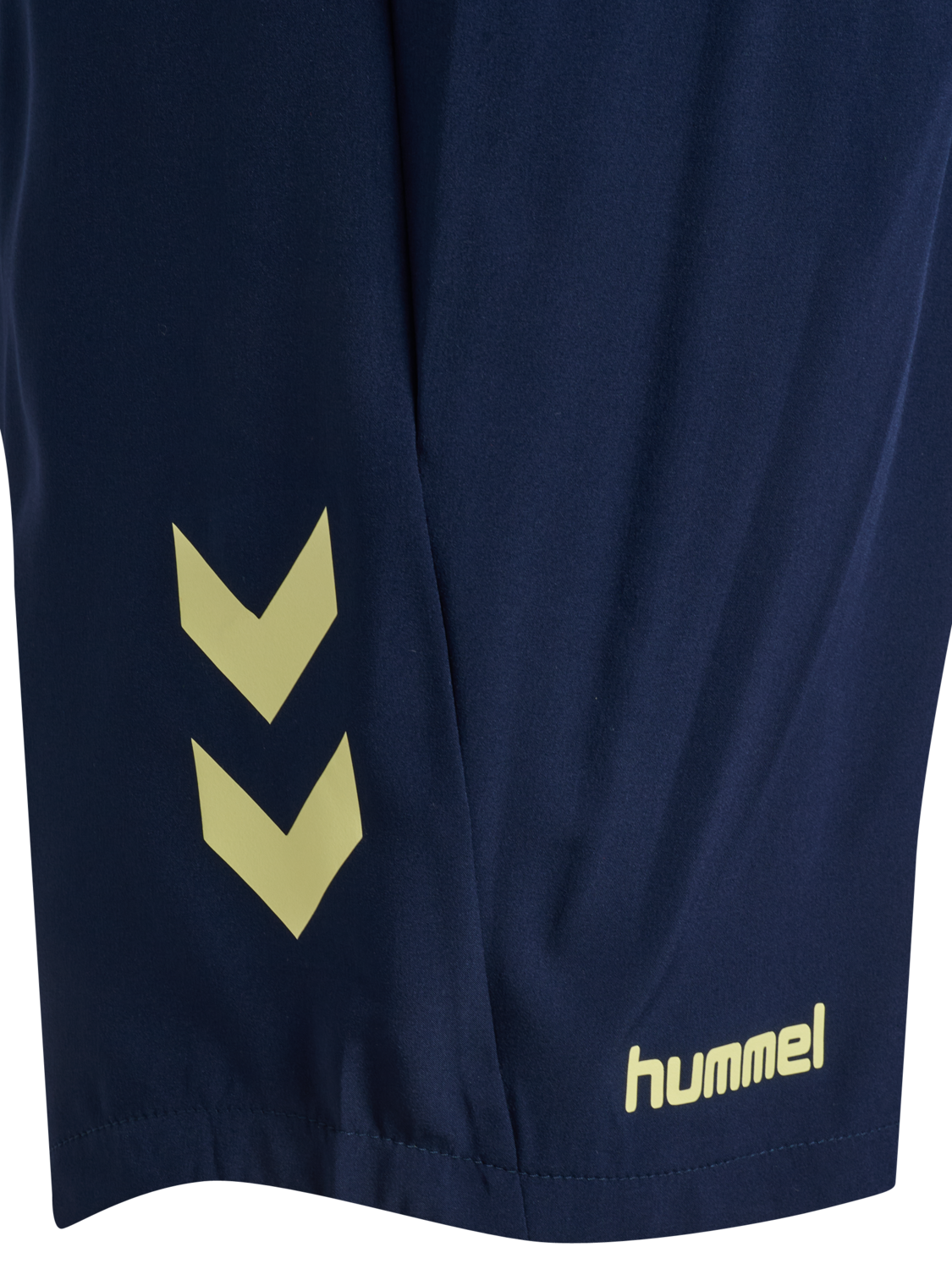 hmlBLAZE 2.0 TRAINING SHORTS KIDS, MARINE/SHADOW LIME, packshot