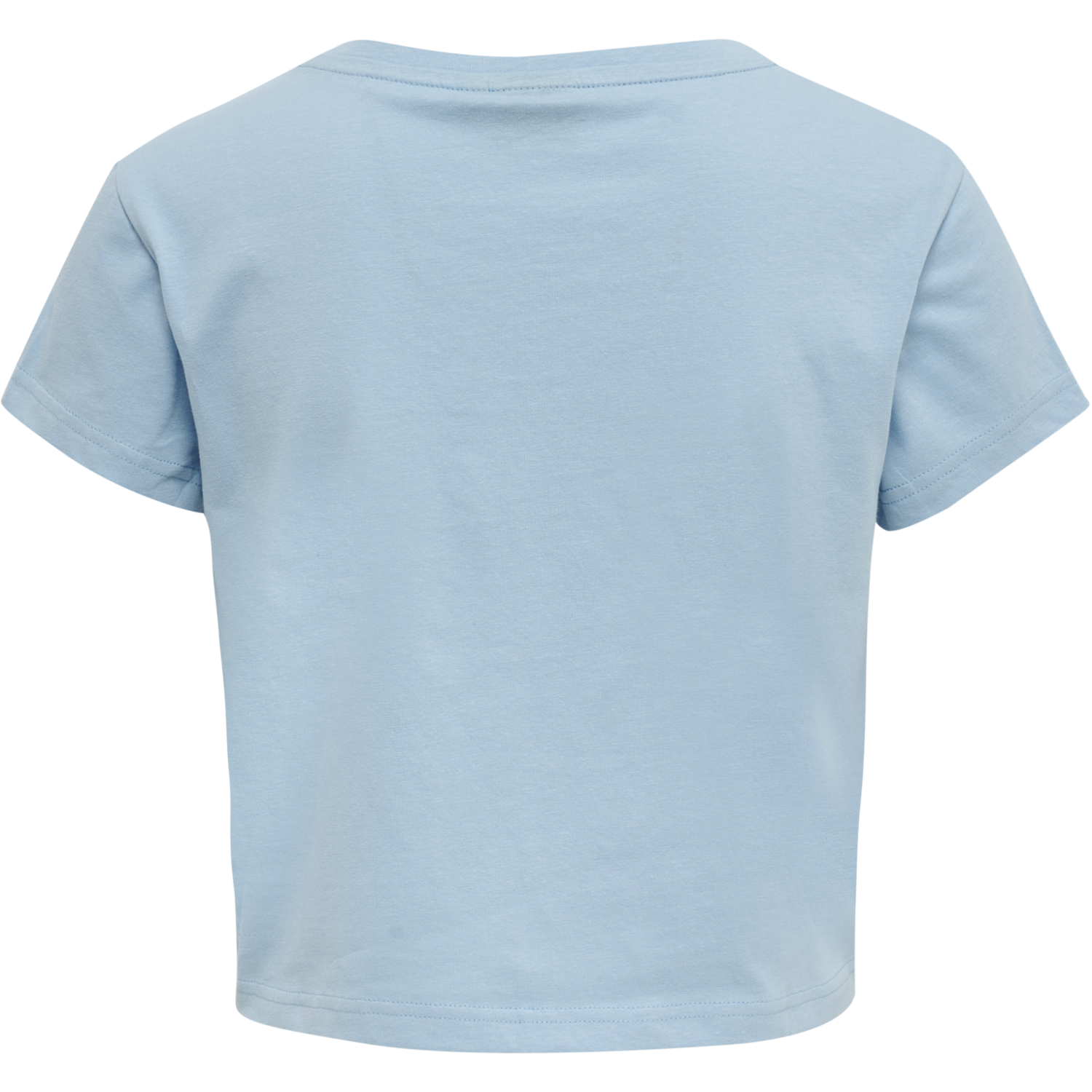 hmlLEGACY WOMAN CROPPED T-SHIRT, PLACID BLUE, packshot