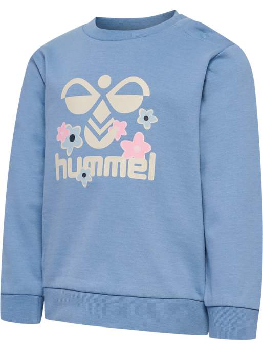 hmlLIME SWEATSHIRT, FADED DENIM, packshot